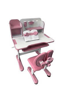 Стол растущий и стул Vivo Pink FUNDESK в Пензе - предосмотр 2