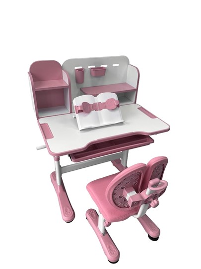 Стол растущий и стул Vivo Pink FUNDESK в Пензе - изображение 2