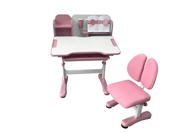 Стол растущий и стул Vivo Pink FUNDESK в Пензе - предосмотр 3