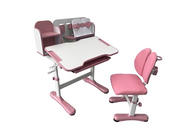 Стол растущий и стул Vivo Pink FUNDESK в Пензе - предосмотр 5