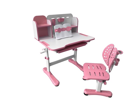 Стол растущий и стул Vivo Pink FUNDESK в Пензе - изображение