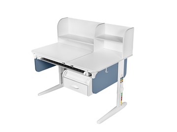 Детский стол-трансформер Lp/70-45 (СУТ.62 PRO) + Tumba 8 с лотком белый/белый/лаванда в Пензе - предосмотр