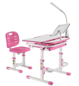 Детский стол-трансформер SET Holto-12 розовый в Пензе