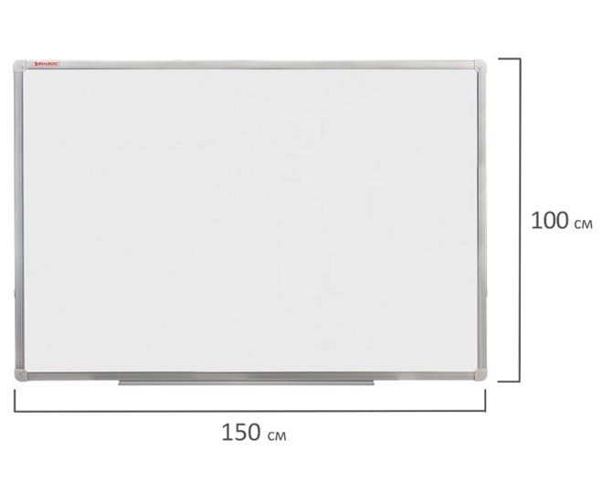 Магнитная доска для рисования BRAUBERG 100х150 см, алюминиевая рамка в Пензе - изображение 8