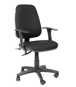 Офисное кресло CHAIRMAN 661 Ткань стандарт 15-21 черная в Пензе - предосмотр