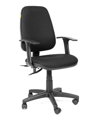 Офисное кресло CHAIRMAN 661 Ткань стандарт 15-21 черная в Пензе - изображение
